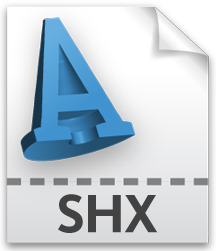 CAD字体《 西文.shx 》免费下载